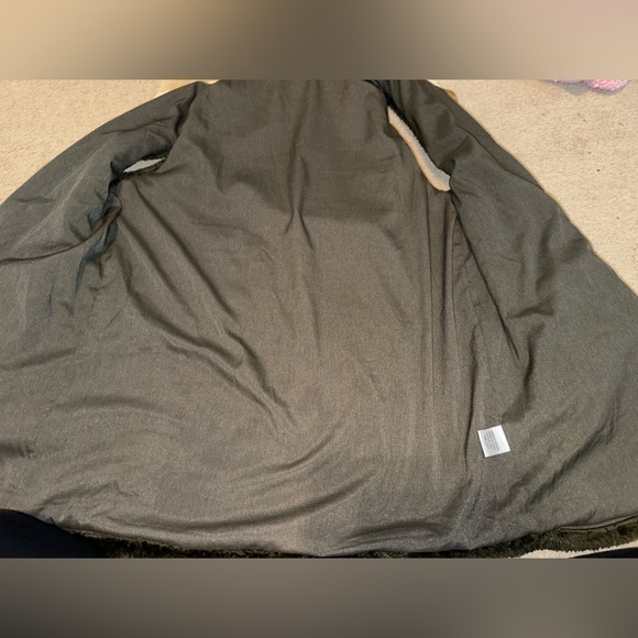 Nwot Jodifl Faux Fur Vest M Black & Tan Fuzzy Chic Fall NWOT - Picture 4 of 4